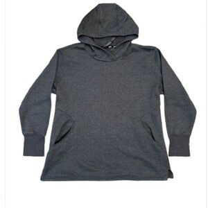 RBX Gray Sweatshirt and Hoodie with Soft Fabric and Comfortable Fit. Pockets.